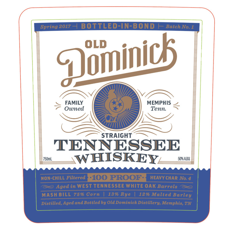 Old Dominick Bottled in Bond Straight Tennessee Whiskey - Goro&