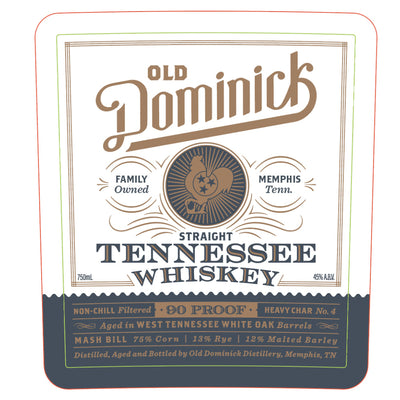 Old Dominick Straight Tennessee Whiskey 90 Proof - Goro's Liquor