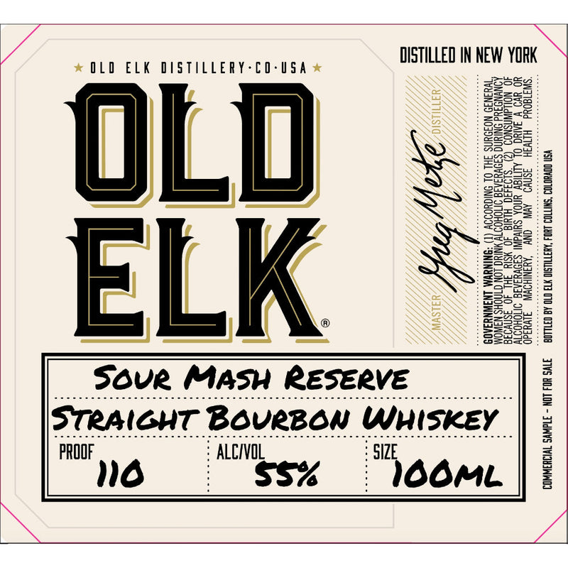 Old Elk Sour Mash Reserve Straight Bourbon - Goro&