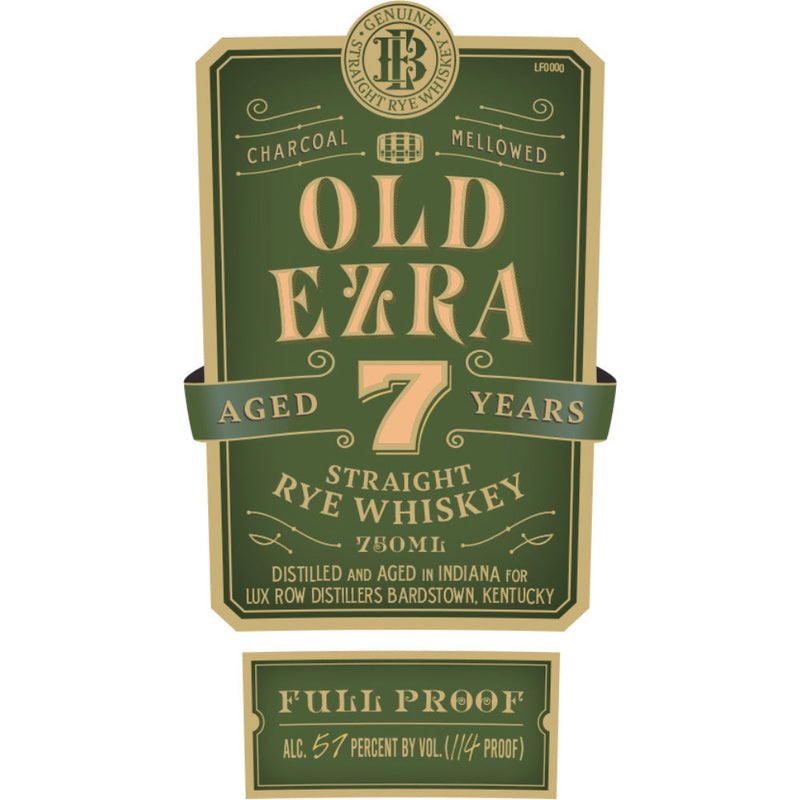 Old Ezra 7 Year Old Straight Rye Whiskey - Goro&