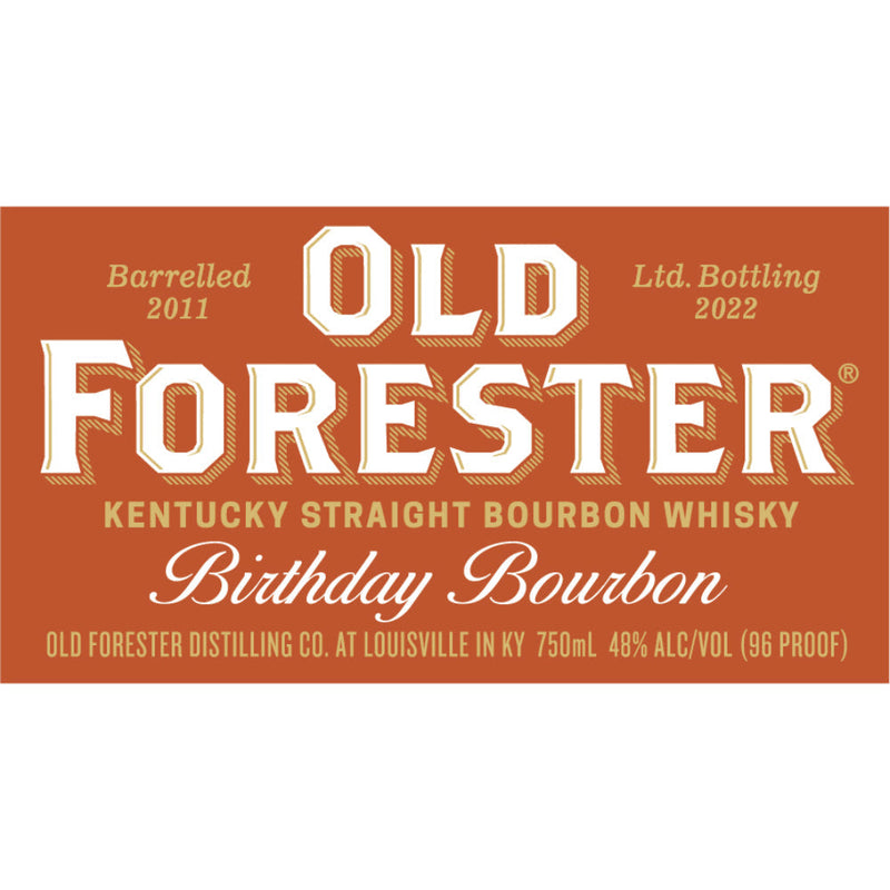 Old Forester Birthday Bourbon 2022 - Goro&