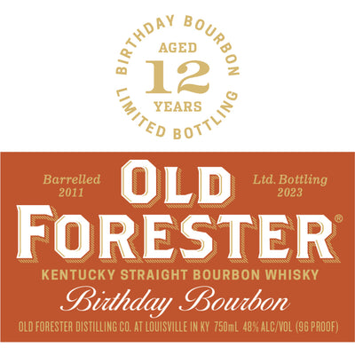 Old Forester Birthday Bourbon 2023 - Goro's Liquor