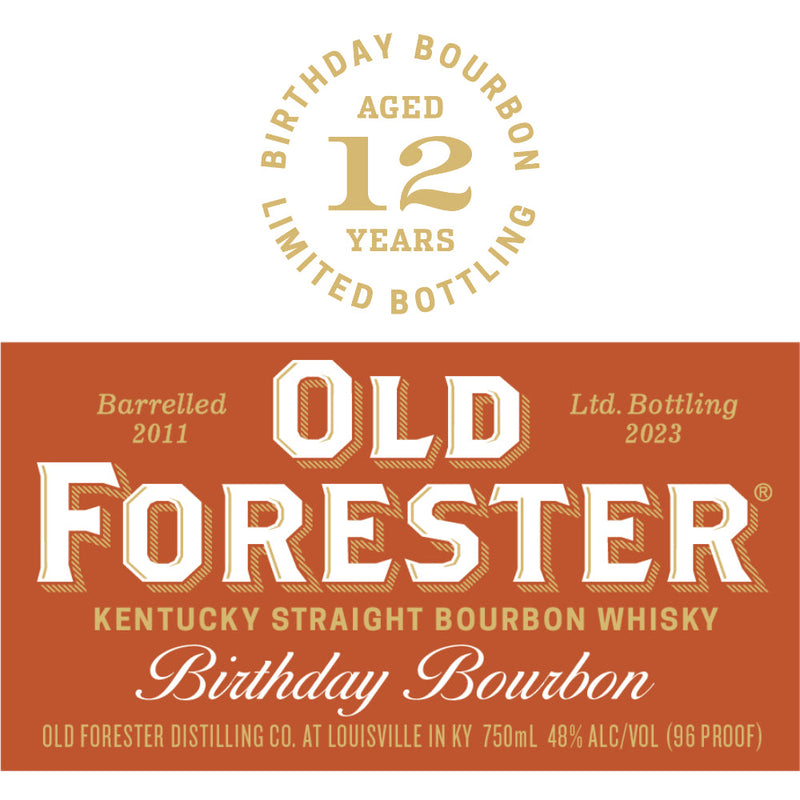 Old Forester Birthday Bourbon 2023 - Goro&