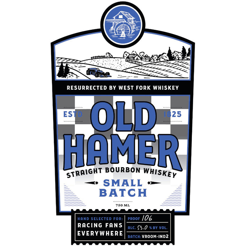 Old Hamer Racing Fans Small Batch Straight Bourbon - Goro&