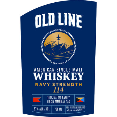 Old Line Navy Strength 114 American Single Malt Whiskey - Goro's Liquor