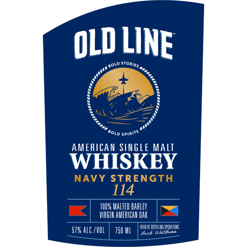 Old Line Navy Strength 114 American Single Malt Whiskey - Goro&