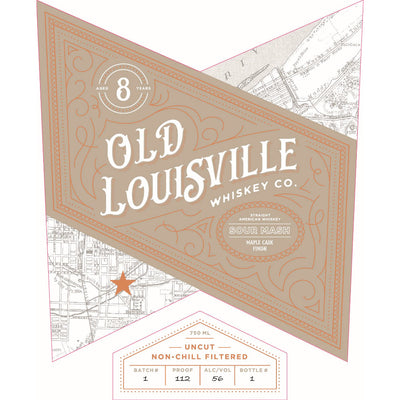 Old Louisville 8 Year Old Sour Mash Maple Cask Finish Straight American Whiskey - Goro's Liquor