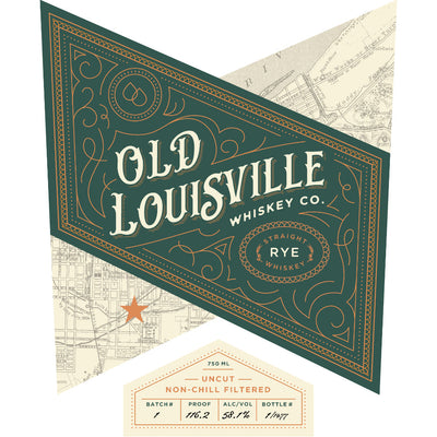 Old Louisville Straight Rye Whiskey - Goro's Liquor