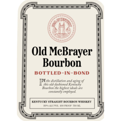 ﻿Old McBrayer Bottled in Bond Bourbon - Goro's Liquor