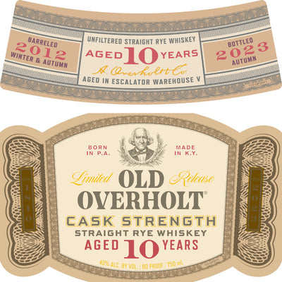 Old Overholt 10 Year Old Cask Strength Straight Rye - Goro's Liquor
