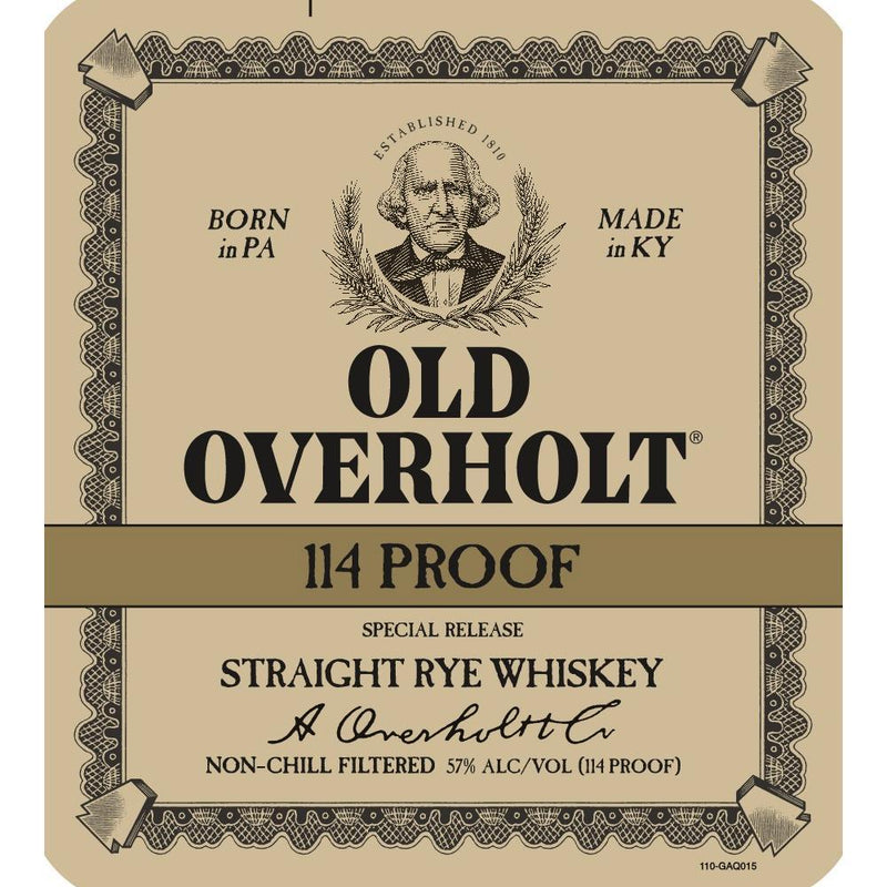 Old Overholt 114 Proof Rye Whiskey Old Overholt