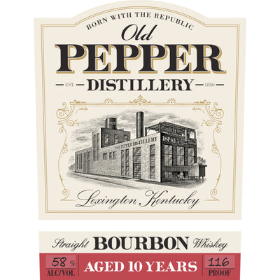 Old Pepper 10 Year Old Bourbon - Goro's Liquor
