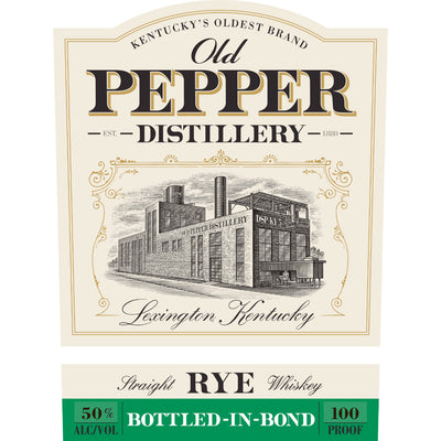 Old Pepper Bottled in Bond Straight Rye Whiskey - Goro's Liquor