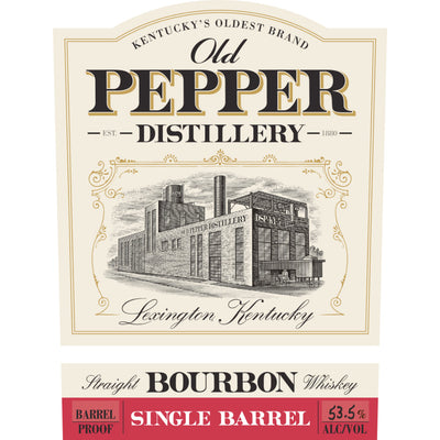 Old Pepper Single Barrel Barrel Proof Bourbon - Goro's Liquor