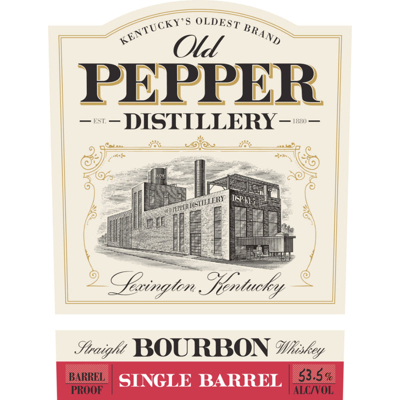 Old Pepper Single Barrel Barrel Proof Bourbon - Goro&