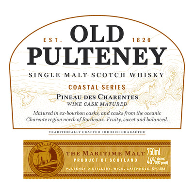 Old Pulteney Coastal Series Pineau Des Charentes Wine Cask Matured - Goro's Liquor