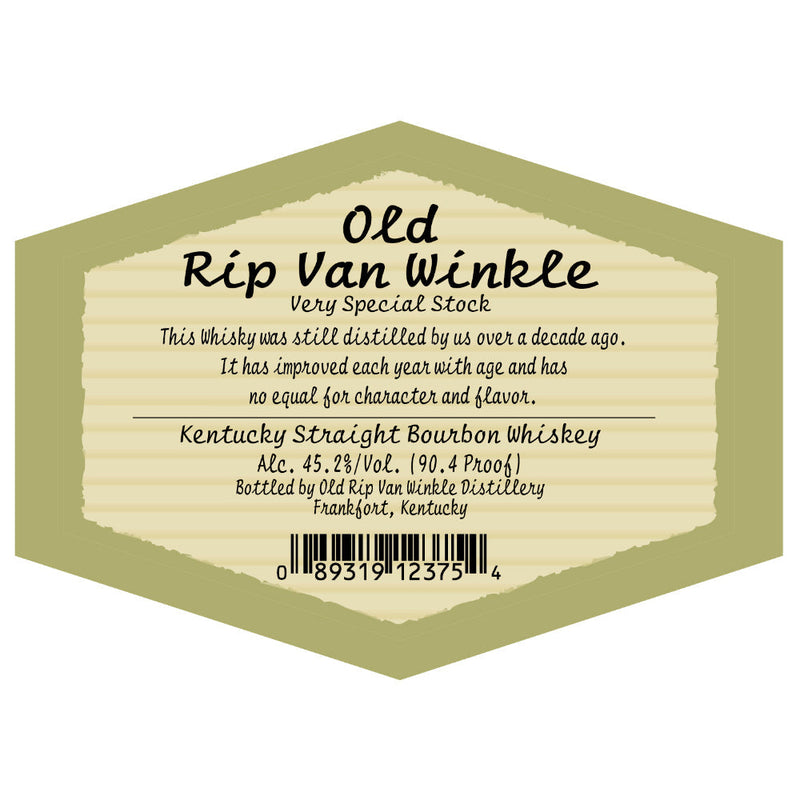 Old Rip Van Winkle 10 Year Old 90.4 Proof - Goro&