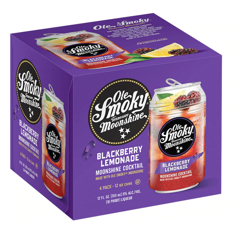 Ole Smoky Blackberry Lemonade Moonshine Cocktail 4pk - Goro&