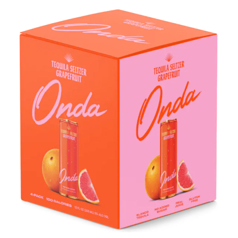 Onda Tequila Seltzer Grapefruit 4 Pack - Goro&