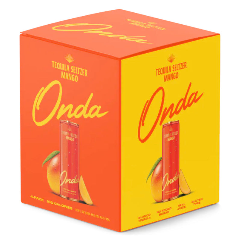 Onda Tequila Seltzer Mango 4 Pack - Goro&