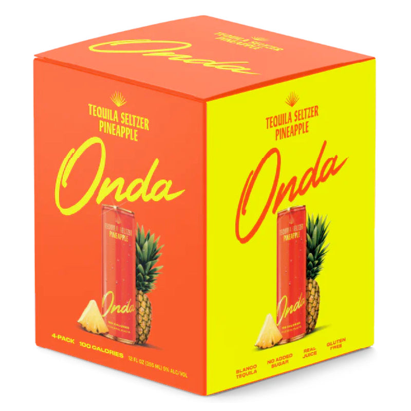 Onda Tequila Seltzer Pineapple 4 Pack - Goro&