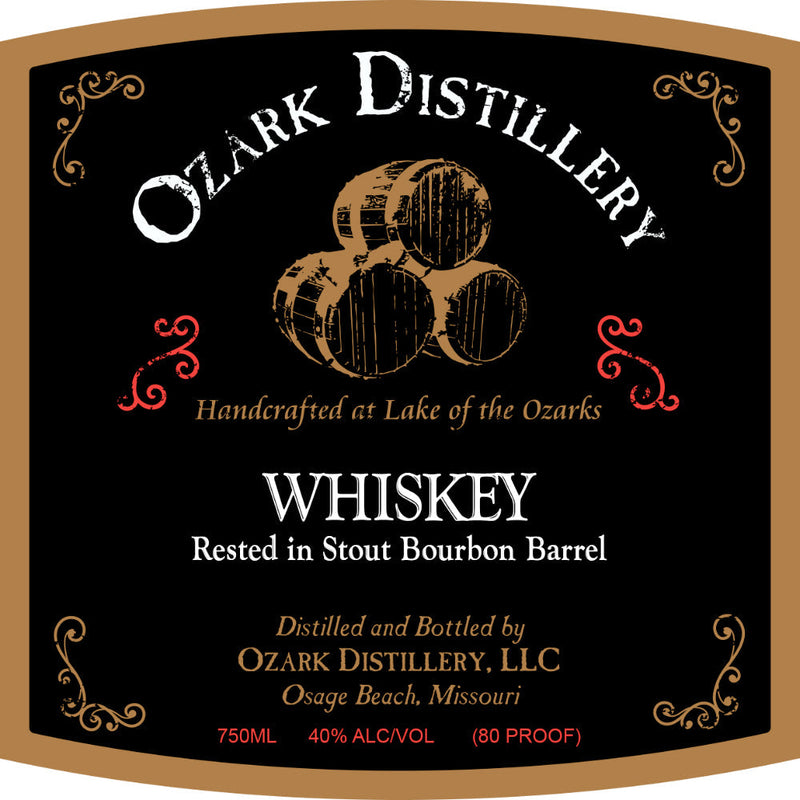 Ozark Distillery Whiskey Rested in Stout Bourbon Barrel - Goro&