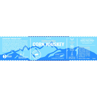 Pacific Coast Spirits California Blue Corn Whiskey - Goro's Liquor