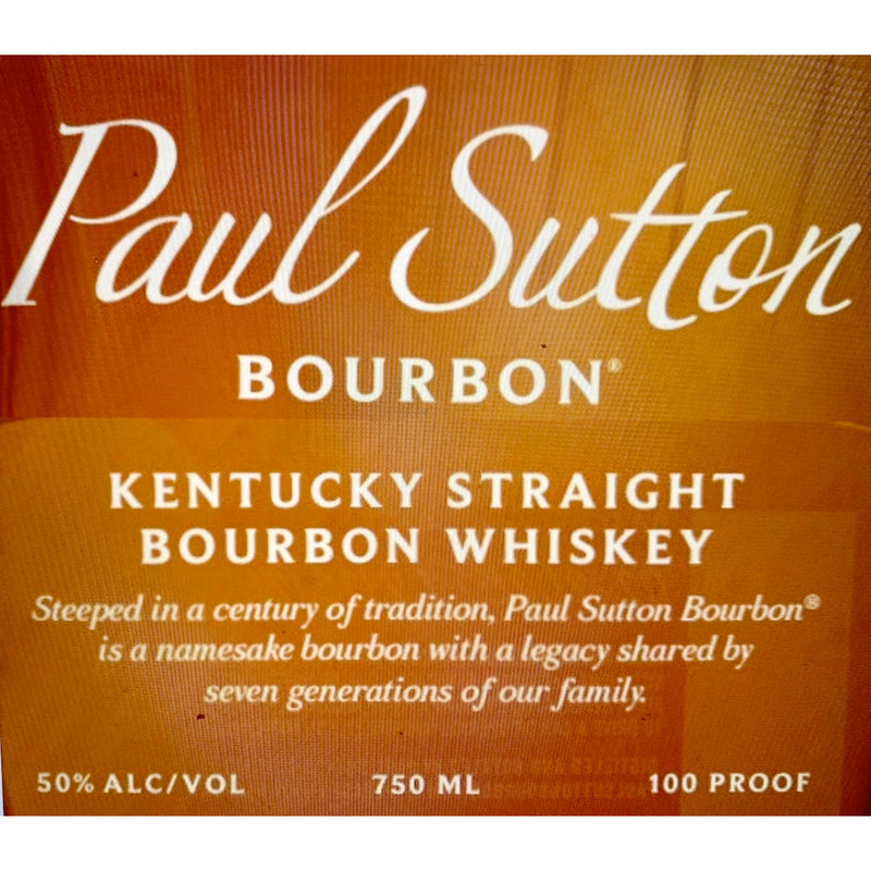 Paul Sutton Bottled in Bond Kentucky Straight Bourbon - Goro&