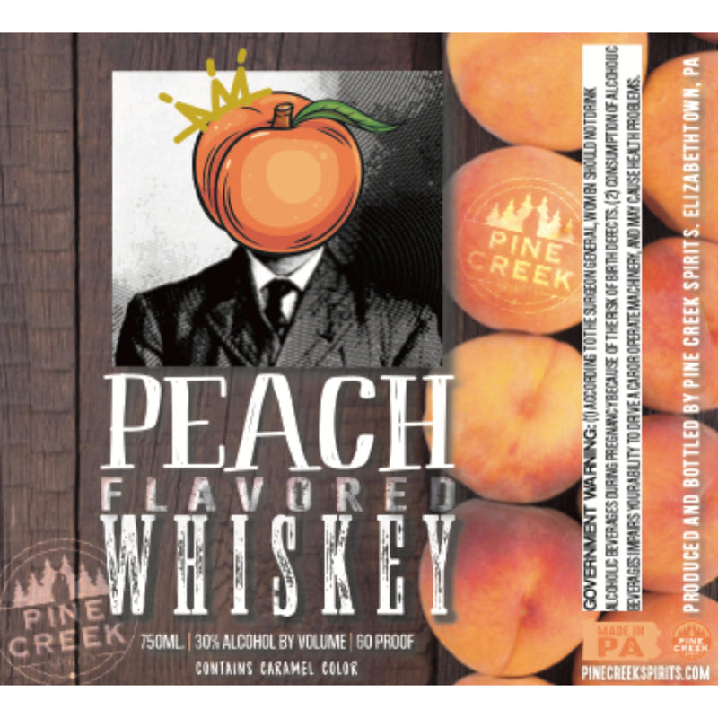 Pine Creek Spirits Peach Flavored Whiskey - Goro&