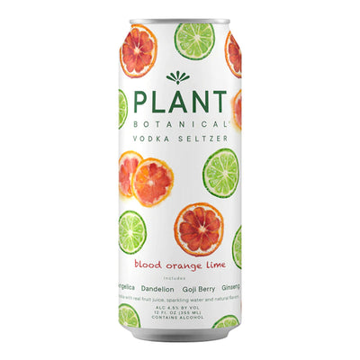 Plant Botanical Blood Orange Lime Vodka Seltzer 4PK - Goro's Liquor