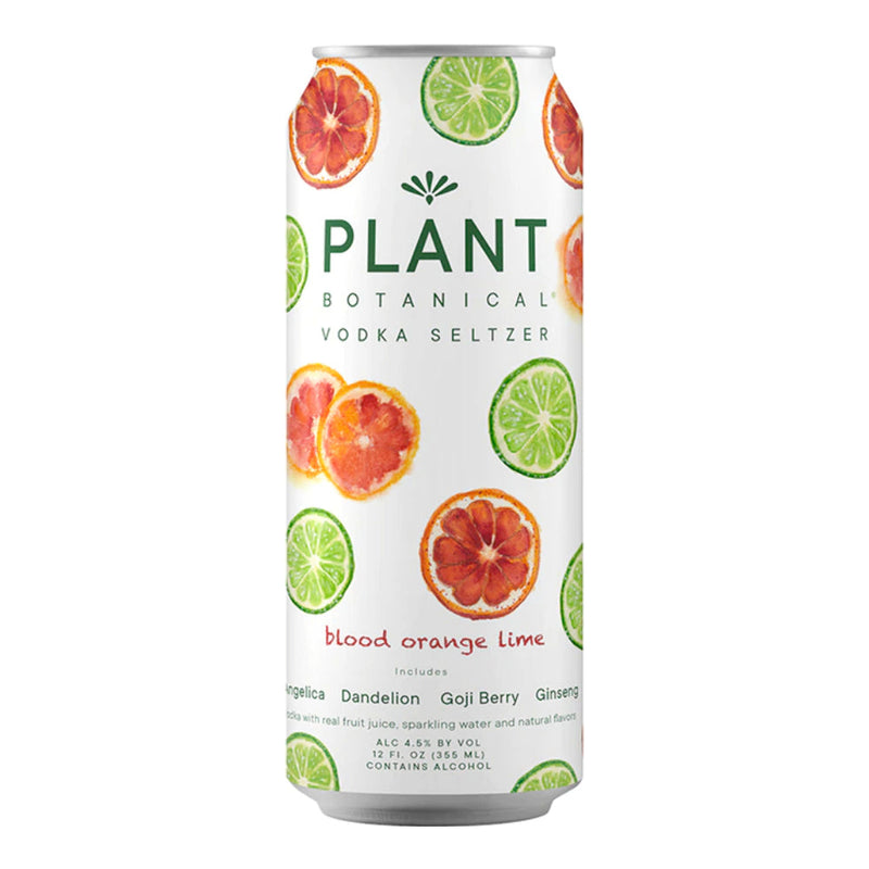 Plant Botanical Blood Orange Lime Vodka Seltzer 4PK - Goro&