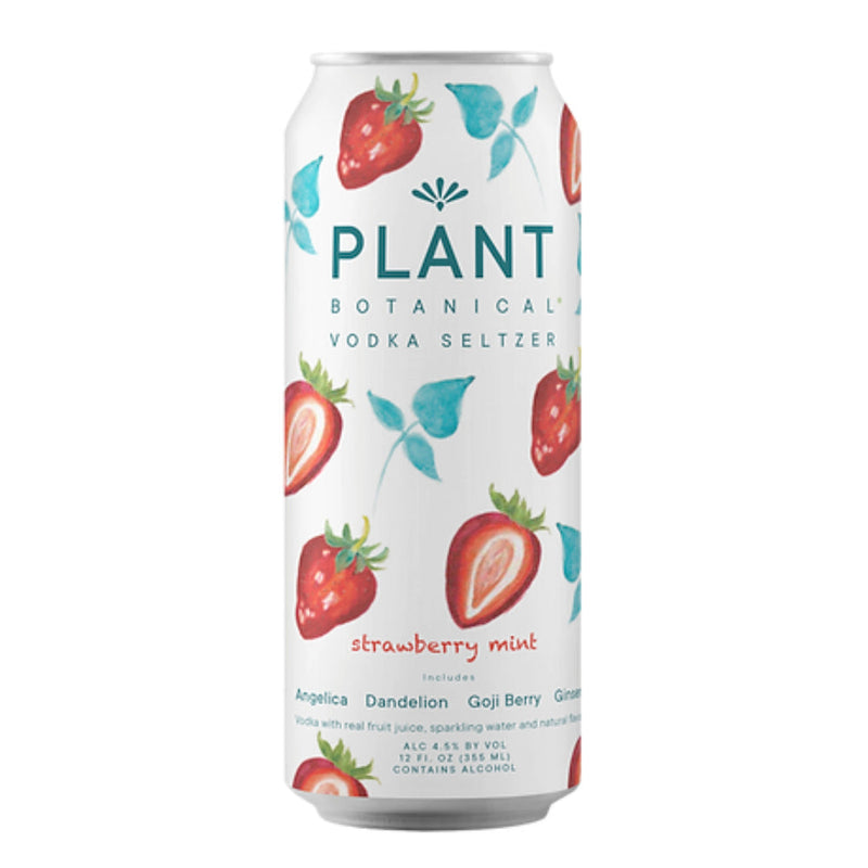 Plant Botanical Strawberry Mint Vodka Seltzer 4PK - Goro&