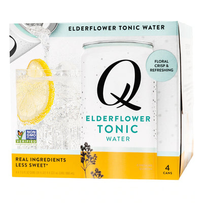 Q Elderflower Tonic Water by Joel McHale 4pk - Goro's Liquor