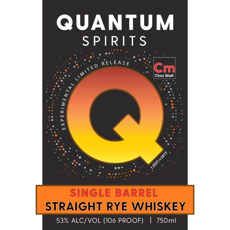 Quantum Spirits Experimental Single Barrel Chocolate Malt Straight Rye - Goro&