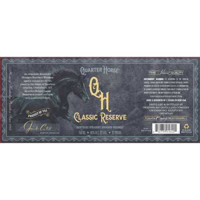 Quarter Horse Classic Reserve Bourbon - Goro's Liquor