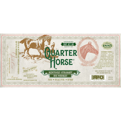 Quarter Horse Kentucky Straight Rye - Goro's Liquor