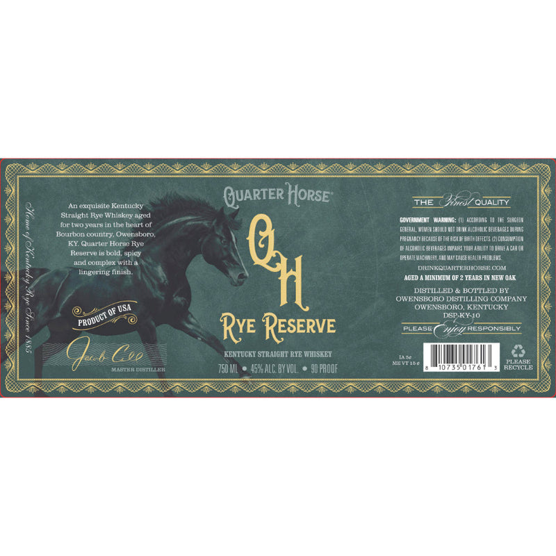 Quarter Horse Rye Reserve - Goro&