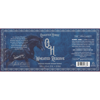 Quarter Horse Wheated Reserve Bourbon - Goro's Liquor