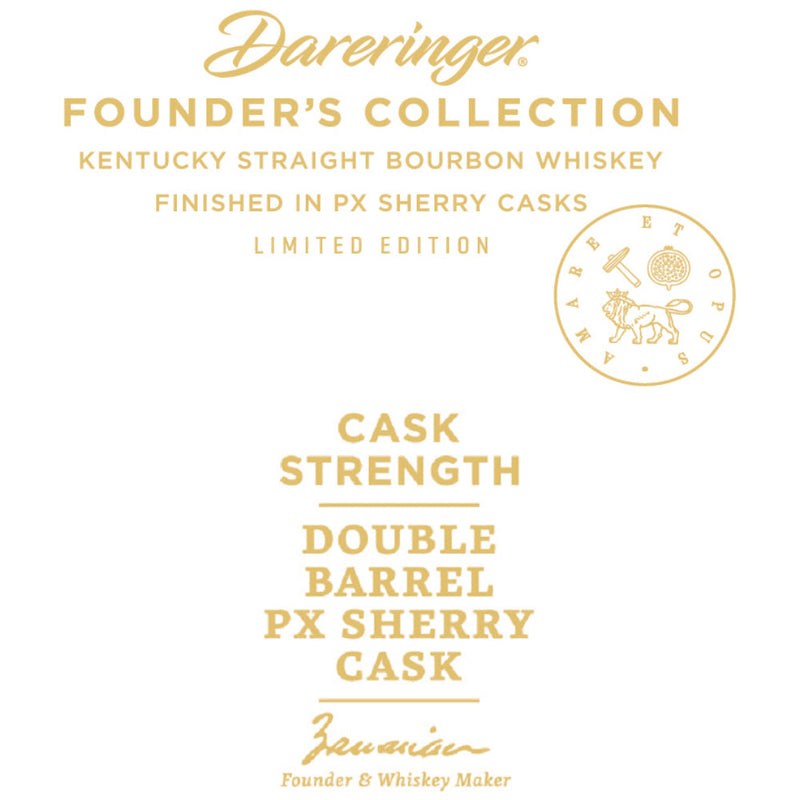 Rabbit Hole Founder’s Collection Dareringer PX Sherry Cask Bourbon - Goro&