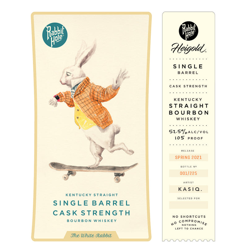 Rabbit Hole Single Barrel Cask Strength The White Rabbit - Goro&