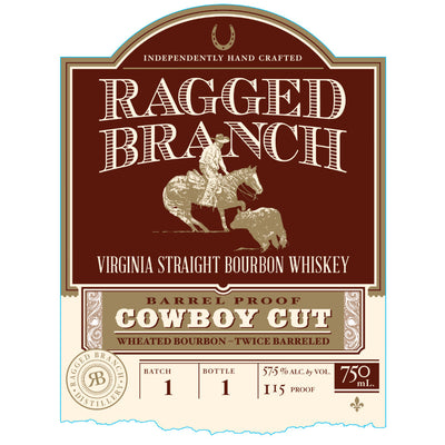 Ragged Branch Cowboy Cut Virginia Straight Bourbon - Goro's Liquor