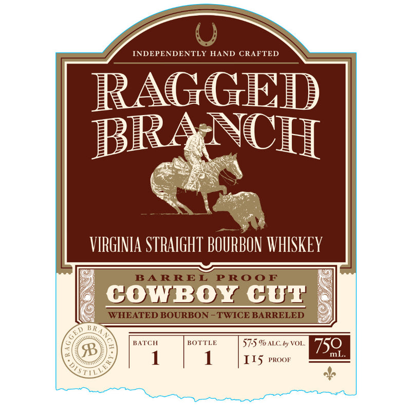 Ragged Branch Cowboy Cut Virginia Straight Bourbon - Goro&