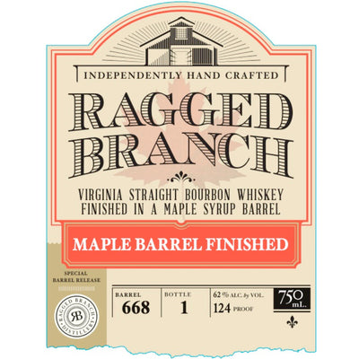 Ragged Branch Maple Syrup Barrel Finished Bourbon - Goro's Liquor