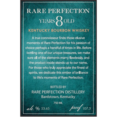 Rare Perfection 8 Year Old Kentucky Straight Bourbon - Goro's Liquor