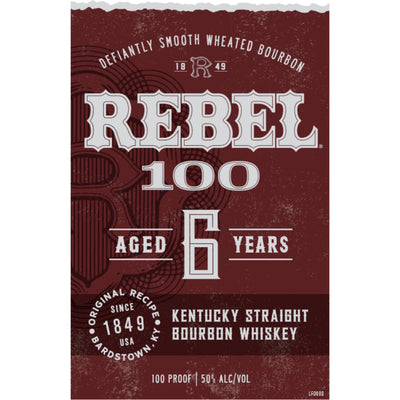 Rebel 100 6 Year Old Bourbon - Goro's Liquor