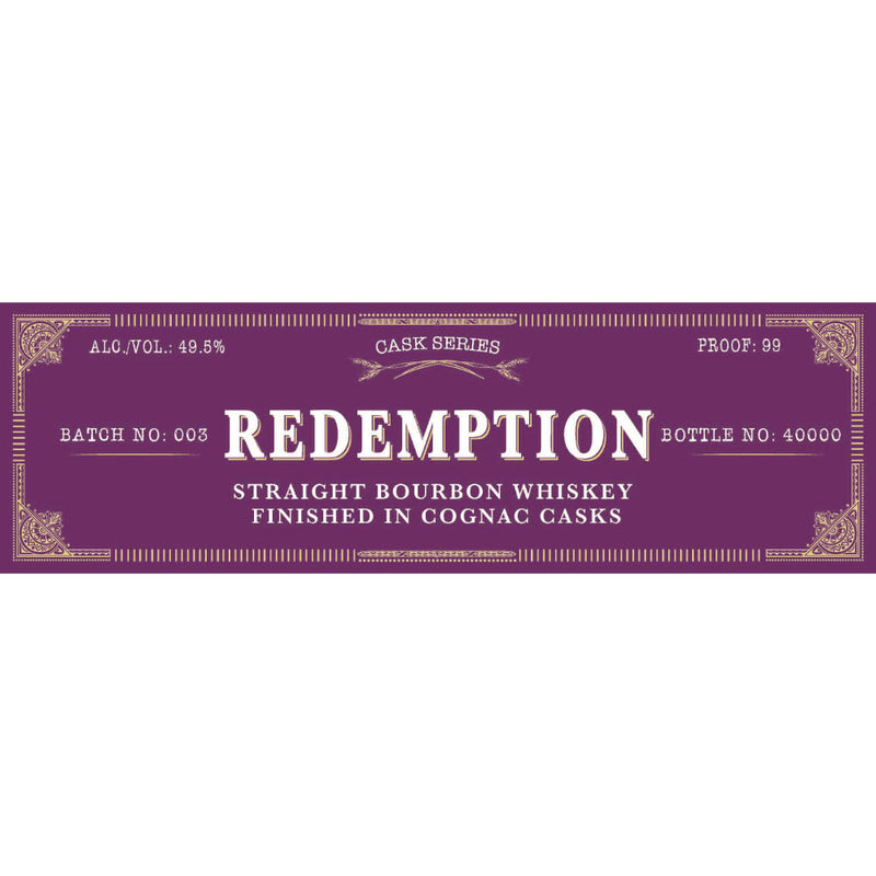 Redemption Cognac Cask Finish Batch 003 - Goro&