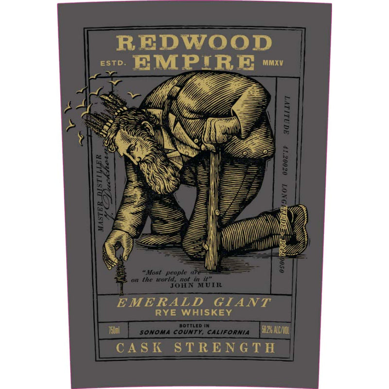 Redwood Empire Emerald Giant Cask Strength Rye - Goro&