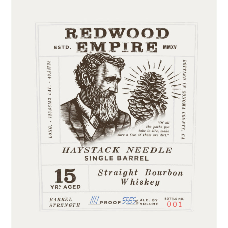 Redwood Empire Haystack Needle 15 Year Old Single Barrel Bourbon - Goro&