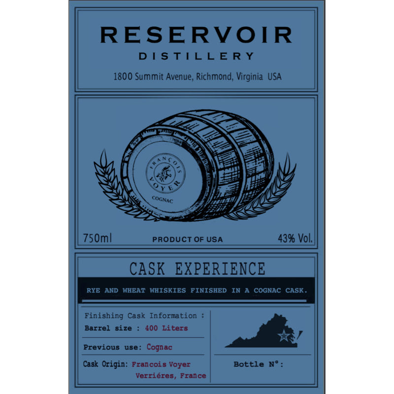 Reservoir Cask Experience Rye and Wheat Whiskies - Goro&