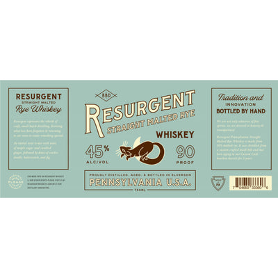 Resurgent Straight Malted Rye Whiskey - Goro's Liquor